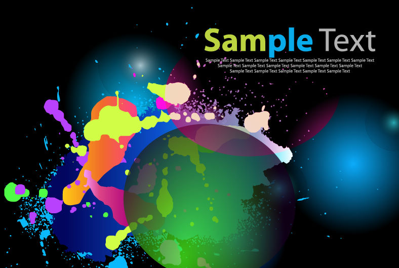 free vector Color Abstract Background Art